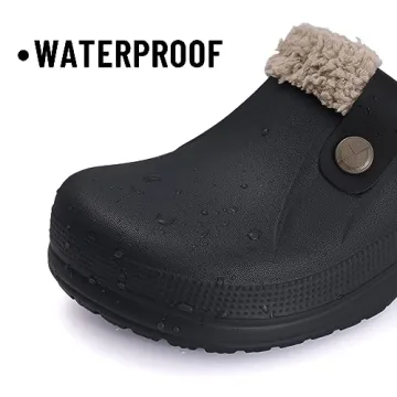 Fur Lined Waterproof Clogs for Women & Men
