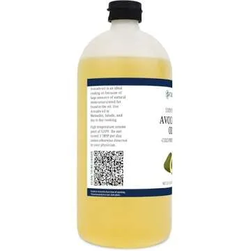 Zatural 100% Avocado Oil Pure Natural without Additives, Clean, Cold Pressed, Non-GMO, Vegan: For Cooking, Frying, Baking and for Sauces, Dressings, Marinades, Salads (32 Ounce)