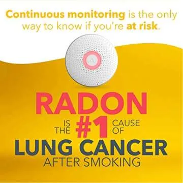 Smart Airthings Wave 2950 Radon Detector - Easy Use