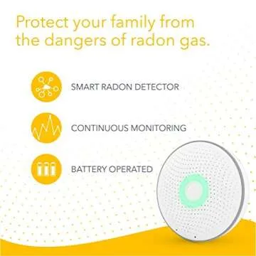 Smart Airthings Wave 2950 Radon Detector - Easy Use