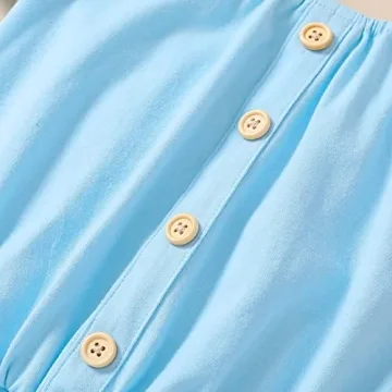 Charming Guodeunh Toddler Girl Easter Bunny Outfit Set