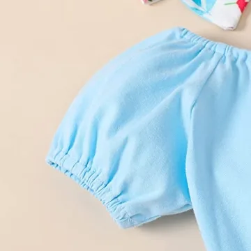 Charming Guodeunh Toddler Girl Easter Bunny Outfit Set