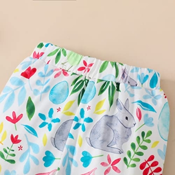 Charming Guodeunh Toddler Girl Easter Bunny Outfit Set