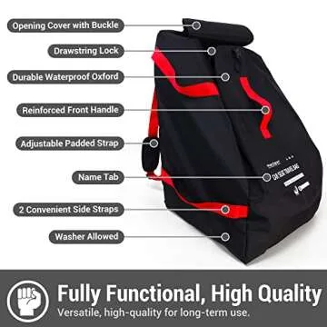 KarFast Baby Car Seat Travel Bag for Family Adventures