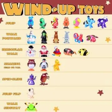 Wind Up Toys - 25pcs Wind-up Animals Toys Flipping Walking Jumping Clockwork Bulk Toys for Kids Birthday Gift Party Favors, Games Toys Kids Prizes,Treasure Box Toys,Prize Box