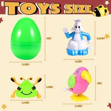 Wind Up Toys - 25pcs Wind-up Animals Toys Flipping Walking Jumping Clockwork Bulk Toys for Kids Birthday Gift Party Favors, Games Toys Kids Prizes,Treasure Box Toys,Prize Box