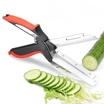 Versatile Vegetable Scissors for Easy Food Preparation