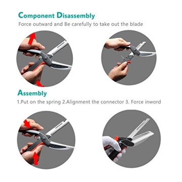 Versatile Vegetable Scissors for Easy Food Preparation