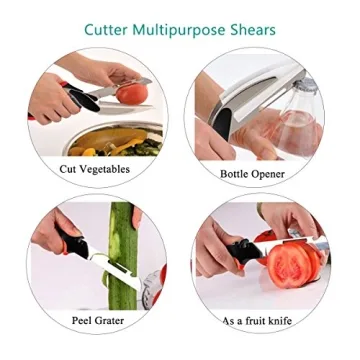 Versatile Vegetable Scissors for Easy Food Preparation