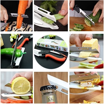 Versatile Vegetable Scissors for Easy Food Preparation