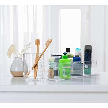 Utopia Home - Fridge Organizer Bins - Refrigerator Organizing Bins - Pantry Organizers and Storage - Stackable Storage Bins For Home & Kitchen Pantry Organization and Storage (6, Medium)