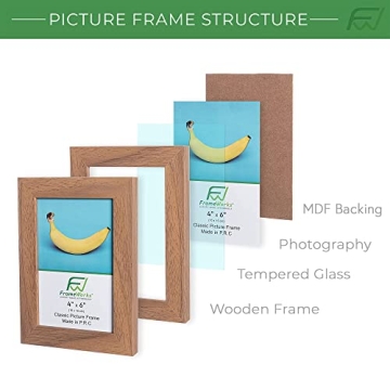 FrameWorks 2-Pack Natural Oak Photo Frames - Elegant Display