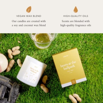 Literie NYC Scented Candle - Beers at The Ballpark, 9oz