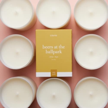 Literie NYC Scented Candle - Beers at The Ballpark, 9oz