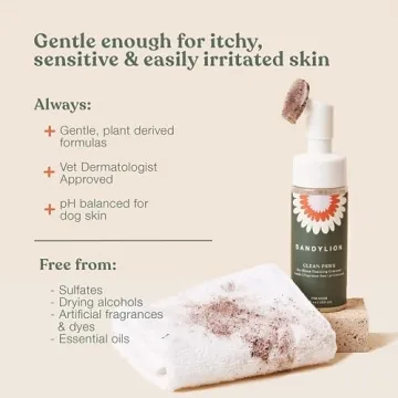 No-Rinse Dog Paw Cleaner with Silicone Brush for Healthy Paws