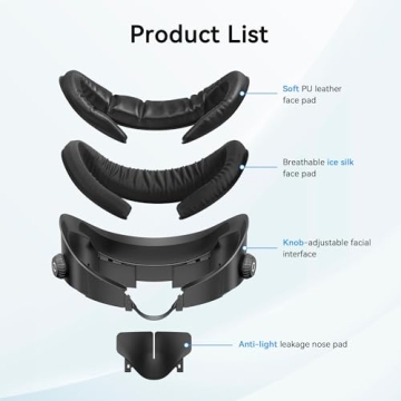 AMVR Comfort Facial Interface for Quest 3 - Adjustable Pad