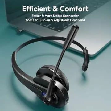 Sarevile Bluetooth Headset with USB Dongle for Work