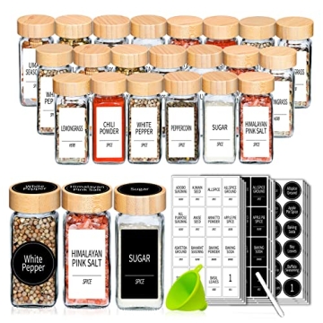 Churboro 36 Spice Jars Set for Organized Cooking