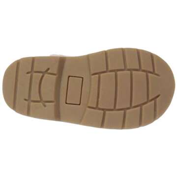 Baby Deer Round Toe Western Boot, White SZ 2