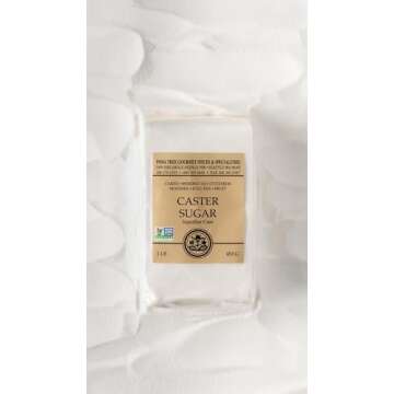 India Tree Superfine Caster Baking Sugar, 1 lb. bag