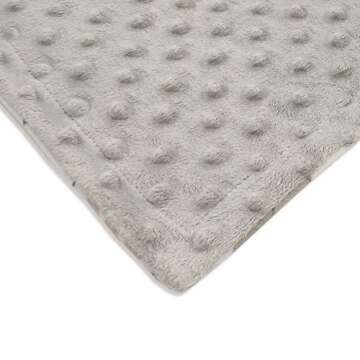 Soft Minky Baby Blanket with Lovely Animal Print 30 x 40