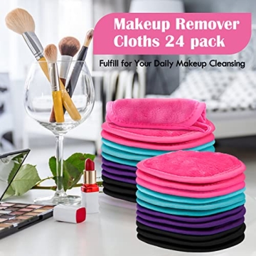 Orighty Reusable Makeup Remover Cloths 24 Pack Eco-Friendly
