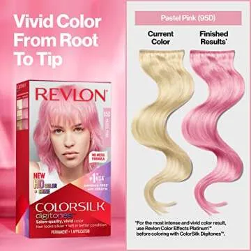 Revlon ColorSilk Digitones 95D Pastel Pink Hair Color