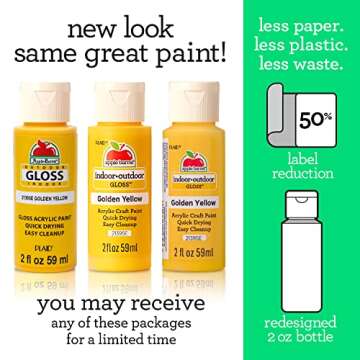 Apple Barrel Gloss Acrylic Paint in Assorted Colors (2-Ounce), 20364 Light Blue