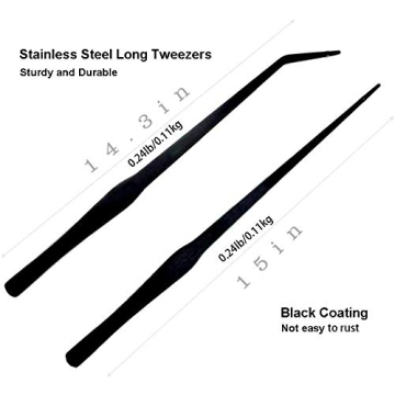 INITIAL LEAF 15" Aquarium Long Tweezers & Reptile Tongs