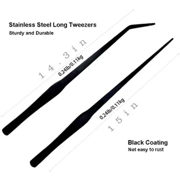 INITIAL LEAF 15" Aquarium Long Tweezers & Reptile Tongs