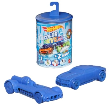 Hot Wheels Set of 2 Color Reveal Cars – Interactive Fun for Kids!