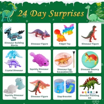 Exciting Dinosaur Advent Calendar for Kids - 2024