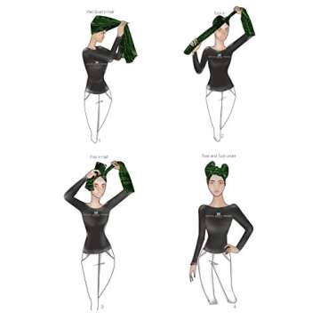 DESIGN 98 Blue Pink Head Wrap | 100% Cotton HEAD SCARF | Royal Head Wraps