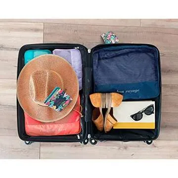 Colorful Travel Packing Cubes - Lightweight & Versatile