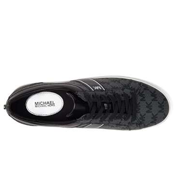 Michael Kors Juno Stripe Lace-Up Black 8 M - Chic & Comfortable Footwear