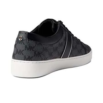 Michael Kors Juno Stripe Lace-Up Black 8 M - Chic & Comfortable Footwear