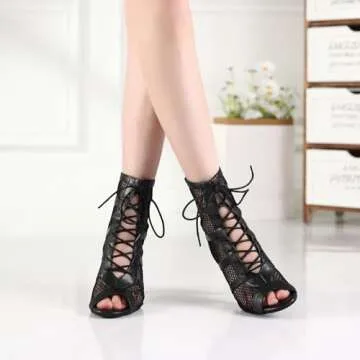 Stylish Ballroom Dance Shoes for Women - AOQUNFS