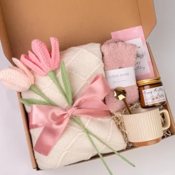 Self Care Gifts: Relaxing Care Package Gift Basket for Women