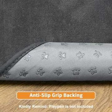 Dog Pee Pad Washable Extra Large, 72x72 Instant Absorb Training Pads, Non-Slip Pet Playpen Mat Waterproof Reusable Floor Mat for Puppy, Senior Dog Whelping Incontinence Housebreaking