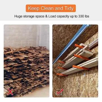 Ultrawall Wall Mount Wood Organizer for Any Space