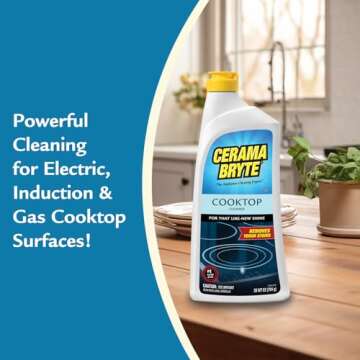 Cerama Bryte Cooktop Cleaner for All Smooth Surfaces