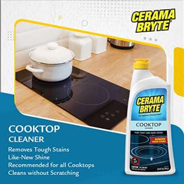 Cerama Bryte Cooktop Cleaner for All Smooth Surfaces