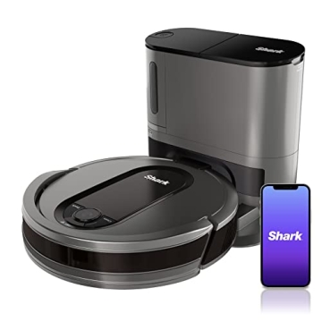 Shark AV911S EZ Robot Vacuum: Self-Empty, Bagless, Pet Hair Expert