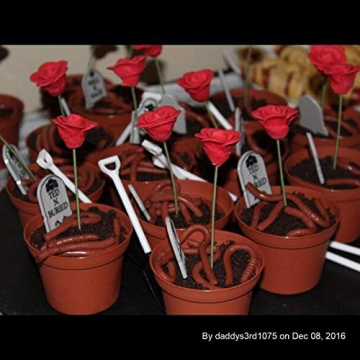 Z ZICOME Novelty Plastic Shovel Spoons Set of 50