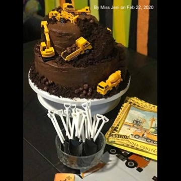 Z ZICOME Novelty Plastic Shovel Spoons Set of 50