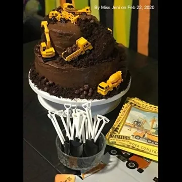 Z ZICOME Novelty Plastic Shovel Spoons Set of 50