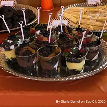 Z ZICOME Novelty Plastic Shovel Spoons Set of 50