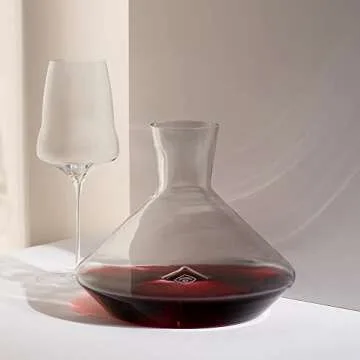 JOSEPHINE Decanter - Elegant Hand Blown Crystal Wine Decanter
