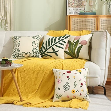 Stylish Tosleo Floral Pillow Covers for Home Decor