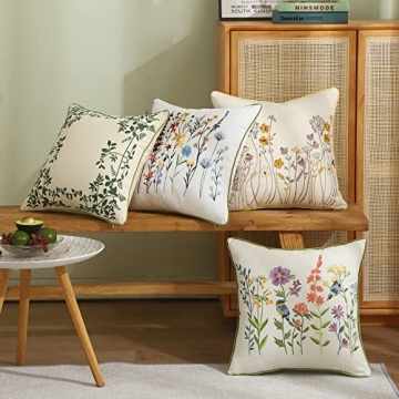 Stylish Tosleo Floral Pillow Covers for Home Decor